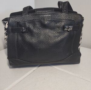 Liz Claiborne Black Leather Handbag
